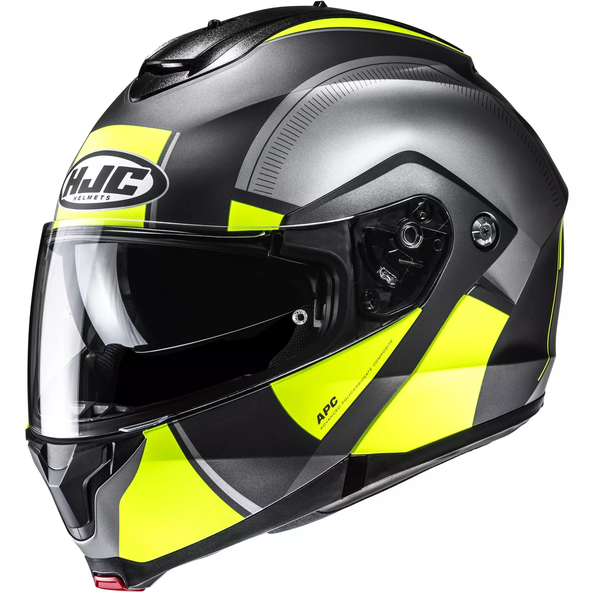 Casque HJC C91N Jyn MC3HSF Jaune Noir Mat
