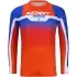 Maillot Cross Kenny Force Beach Dust Orange Bleu
