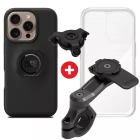Pack Support Téléphone Étanche Moto Quad Lock iPhone 16 Pro