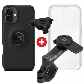 Pack Support Téléphone Étanche Moto Quad Lock iPhone 16 Plus