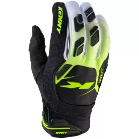 Gants Cross Kenny Safety Noir Jaune Fluo