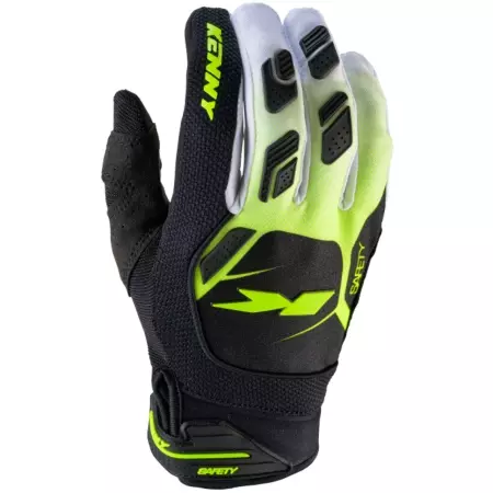 Gants Cross Kenny Safety Noir Jaune Fluo