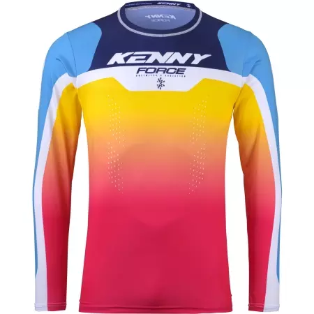Maillot Cross Kenny Force Beach Dust Rose Jaune Bleu