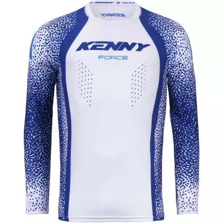 Maillot Cross Kenny Force Pixel Bleu Blanc