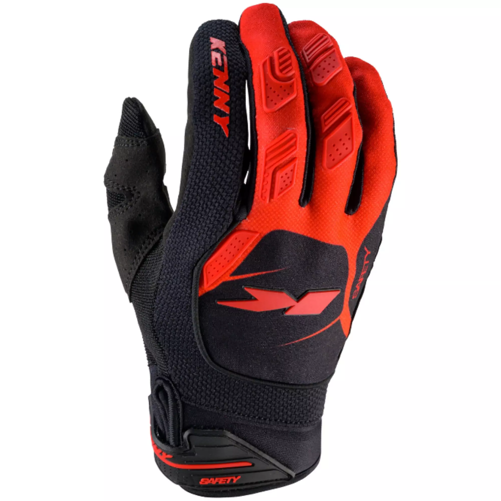 Gants Cross Kenny Safety Rouge Noir