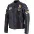 Blouson Helstons Von Dutch Race Now Wash Noir Blanc Jaune