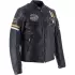 Blouson Helstons Von Dutch Race Now Wash Noir Blanc Jaune