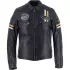 Blouson Helstons Von Dutch Race Now Wash Noir Blanc Jaune