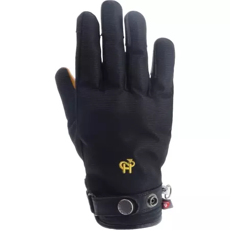 Gants Femme Helstons Simple Evo Girl Noir Or
