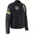 Blouson Helstons Von Dutch Race Now Noir Blanc Jaune