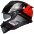 Casque AGV K7 Mplk Kyber Noir Rouge