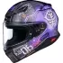Casque Shoei NXR2 H-Mobility Zaku TC-12 Violet Noir