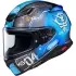 Casque Shoei NXR2 MS-04 Ramba Ral’S Bugu TC-2 Bleu Noir