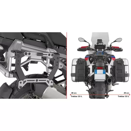 Adaptateur Givi PL5146 Support Valises Origine BMW R 1300 GS Adventure (2024+)