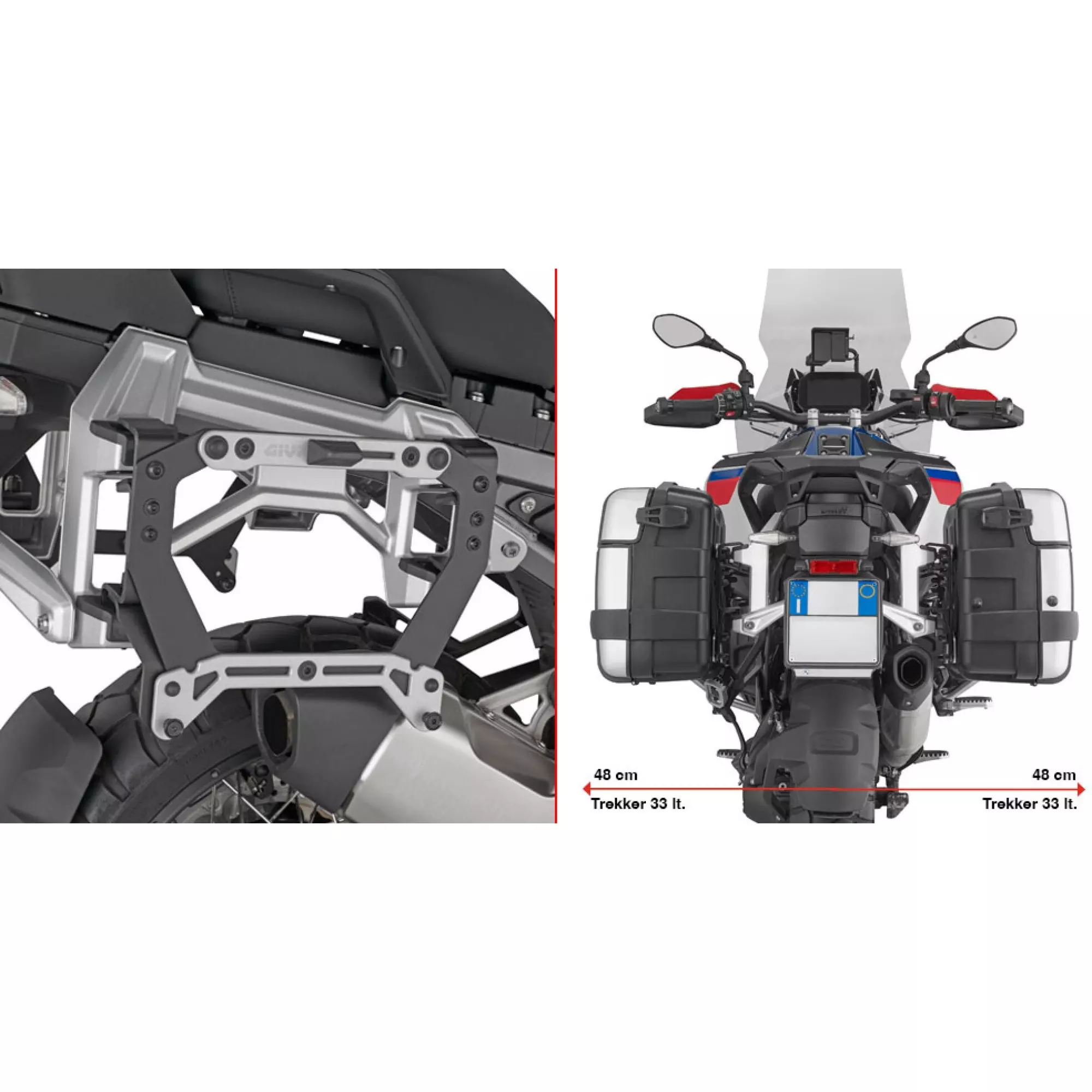 Adaptateur Givi PL5146 Support Valises Origine BMW R 1300 GS Adventure (2024+)