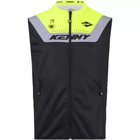 Gilet Sans Manches Kenny Summer Graphic Noir Jaune Fluo