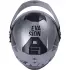 Casque Kenny Evasion Graphic Argent Noir