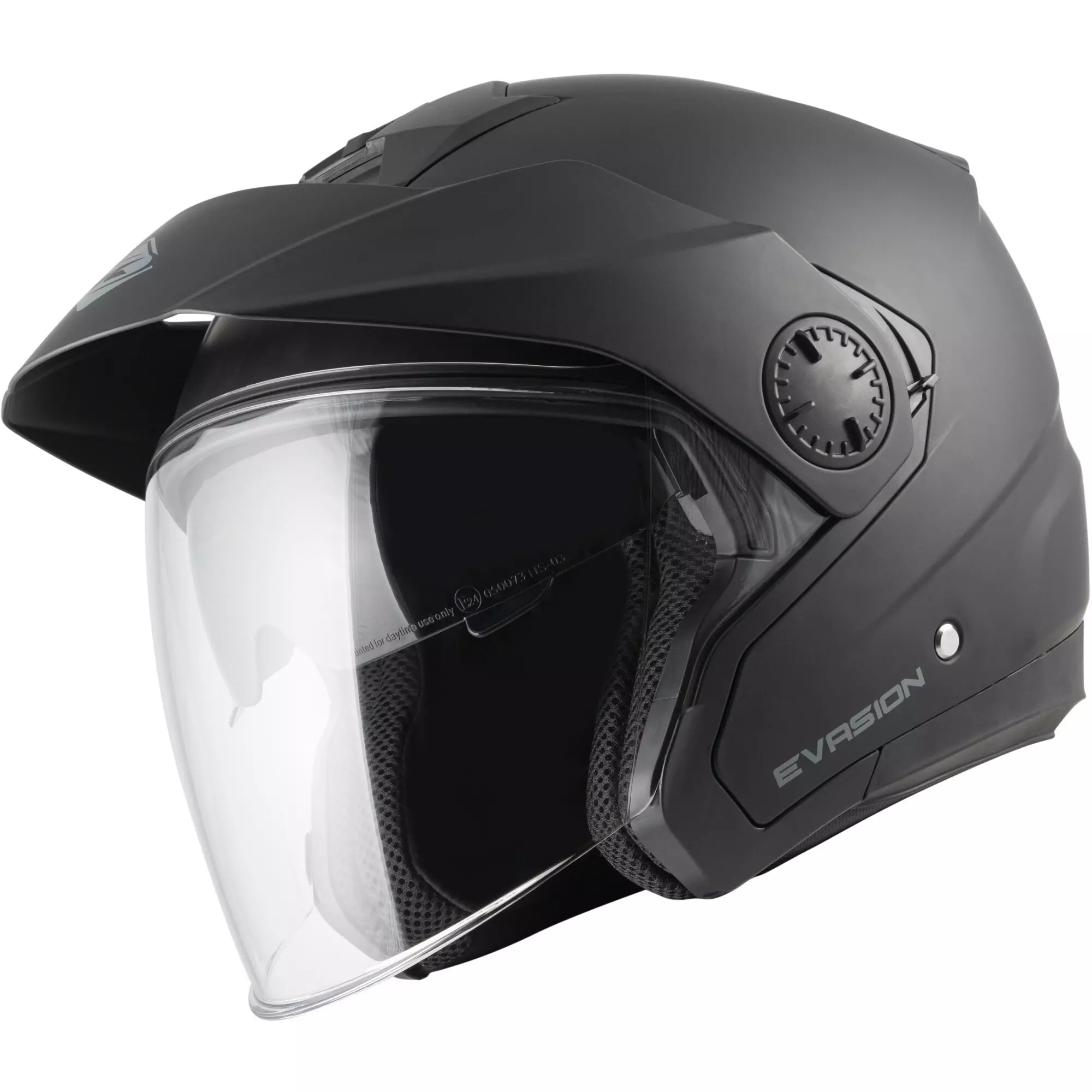 Casque Kenny Evasion Solid Noir Mat