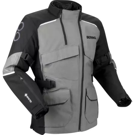 Veste Bering Brisbane GTX Noir Gris - Blouson Moto BERING