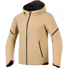 Veste Alpinestars Aeroshell Waterproof Kaki Noir Orange Fluo