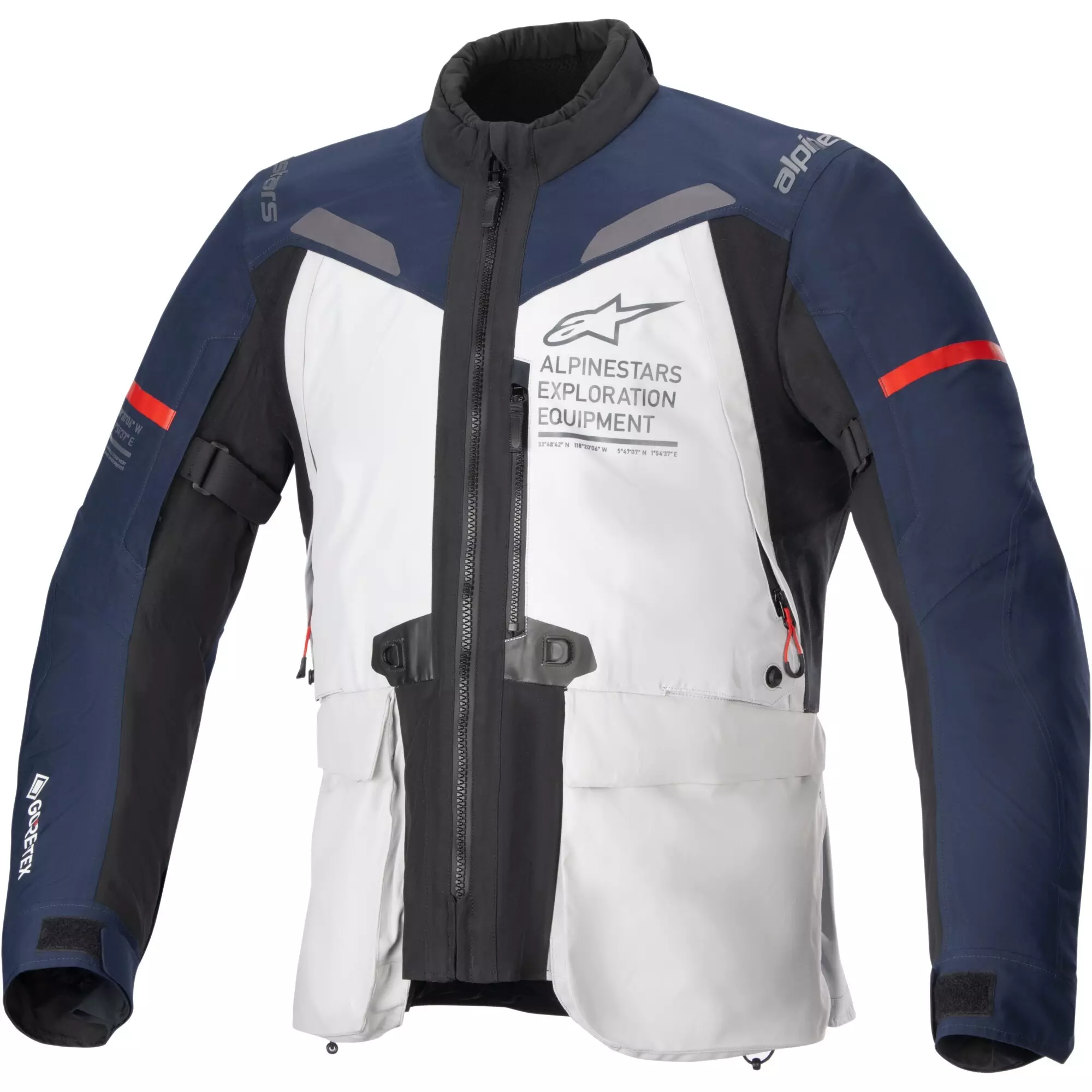 Veste Alpinestars ST-7 2L Gore-Tex Bleu Foncé Gris Clair