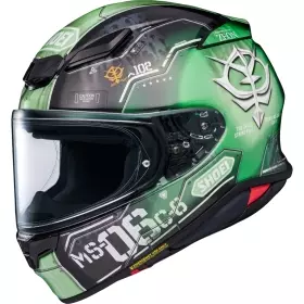 Casque Shoei NXR2 MS-06C-6 Zaku II TC-4 Vert Noir