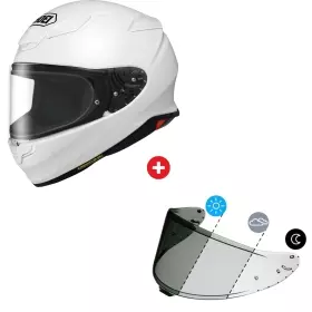 Pack NXR2 Blanc + Visière Photochromique