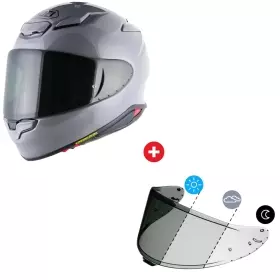 Pack NXR2 Gris + Visière Photochromique