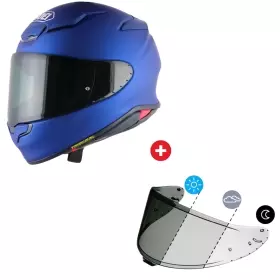 Pack NXR2 Bleu + Visière Photochromique