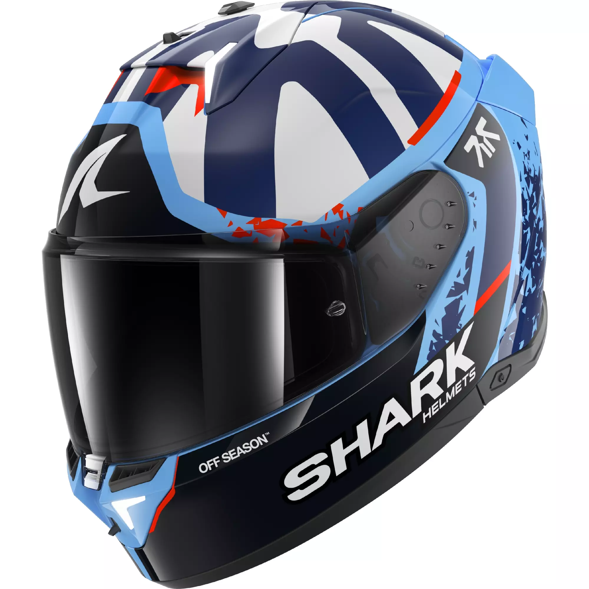 Casque Shark Skwal I3 Replica Raul Fernandez Noir Bleu Blanc