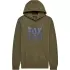 Sweat À Capuche Fox Bolt Vert Olive