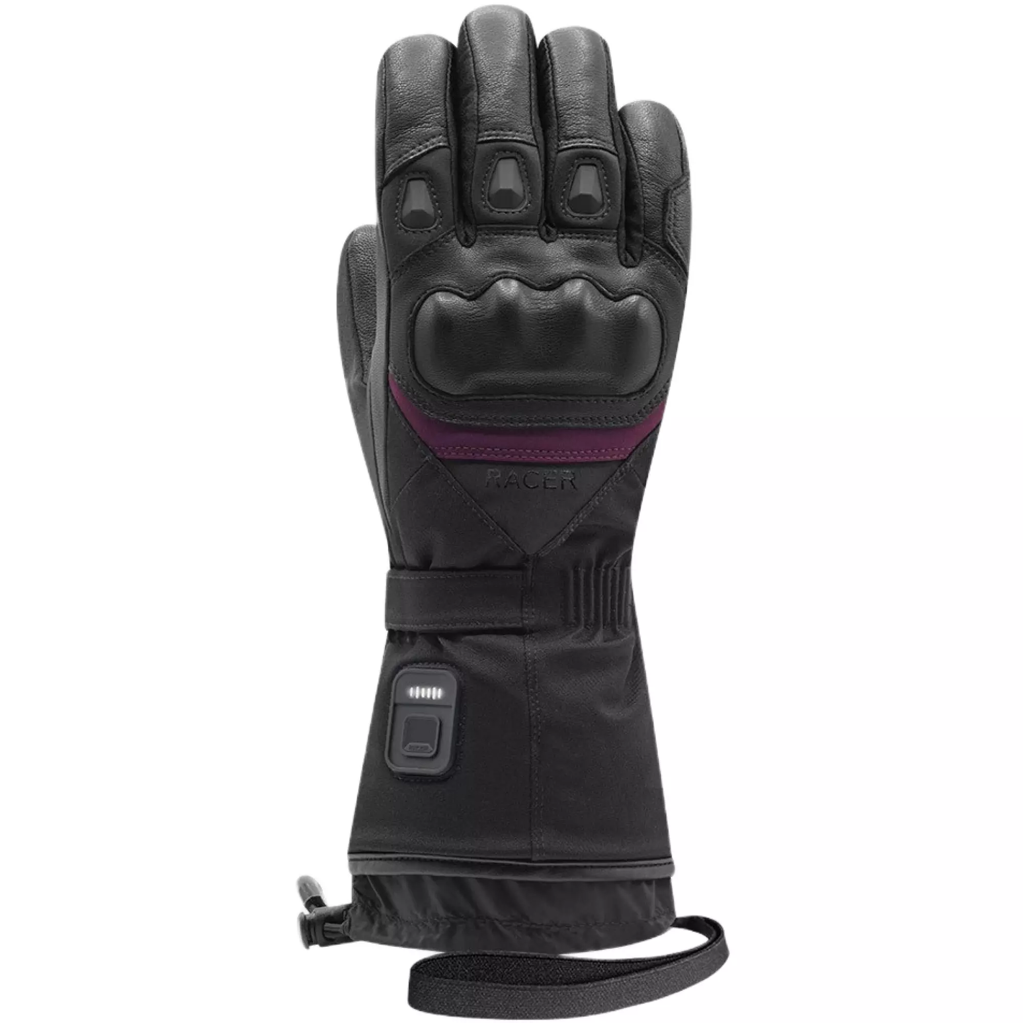Gants Chauffants Racer Heat 5 Mixte Noir Bordeaux
