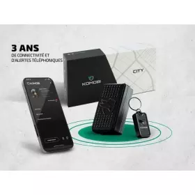 Traceur GPS 4G Komobi City Max - 3 Ans D'abonnement Inclus