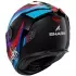 Casque Shark Spartan GT Pro Carbon Replica Guintoli 25 Bleu Noir Rouge.