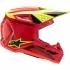 Casque Cross Alpinestars S-M3 Fray Rouge Jaune Fluo Noir