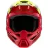 Casque Cross Alpinestars S-M3 Fray Rouge Jaune Fluo Noir
