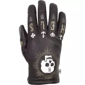 Gants Femme Helstons Grafic Hiver Noir