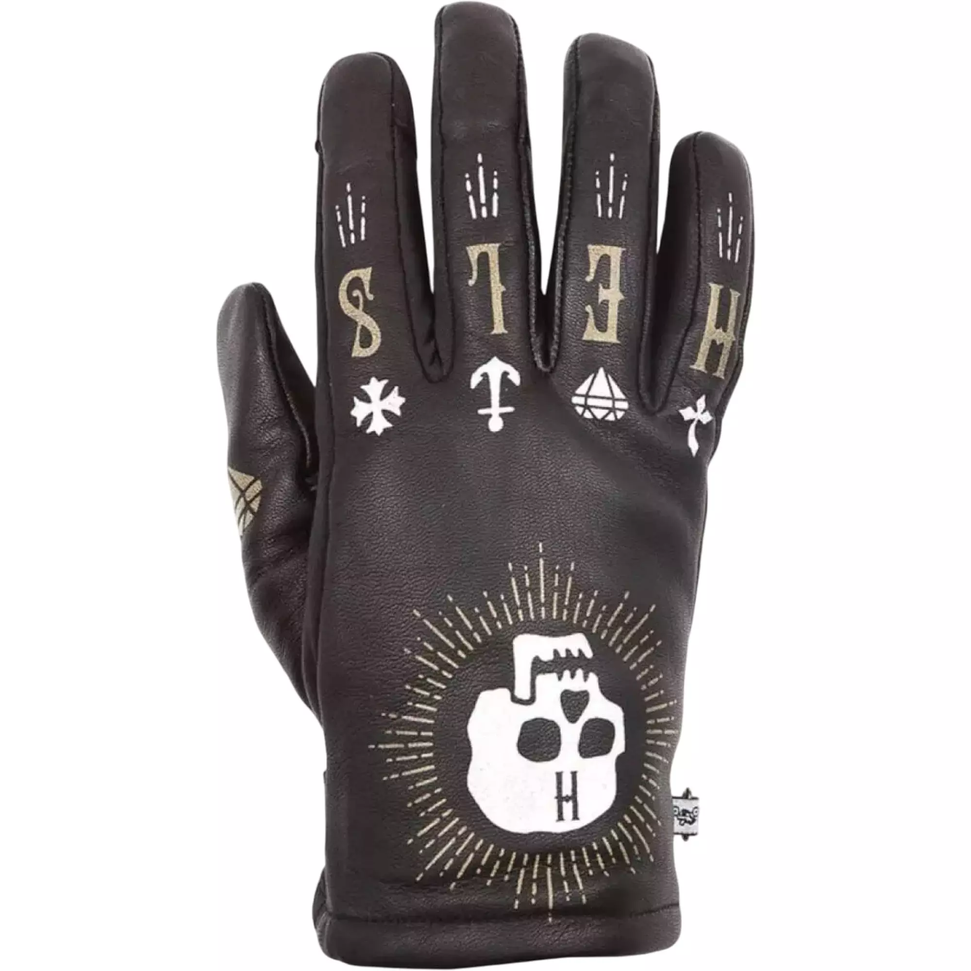 Gants Femme Helstons Grafic Hiver Noir