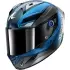 Casque Shark Aeron Mekarium Carbone Bleu Argent