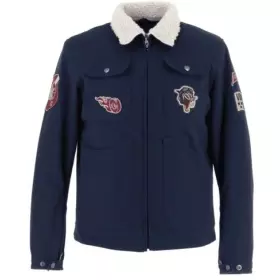 Blouson Helstons Von Dutch Wisconsin Bleu