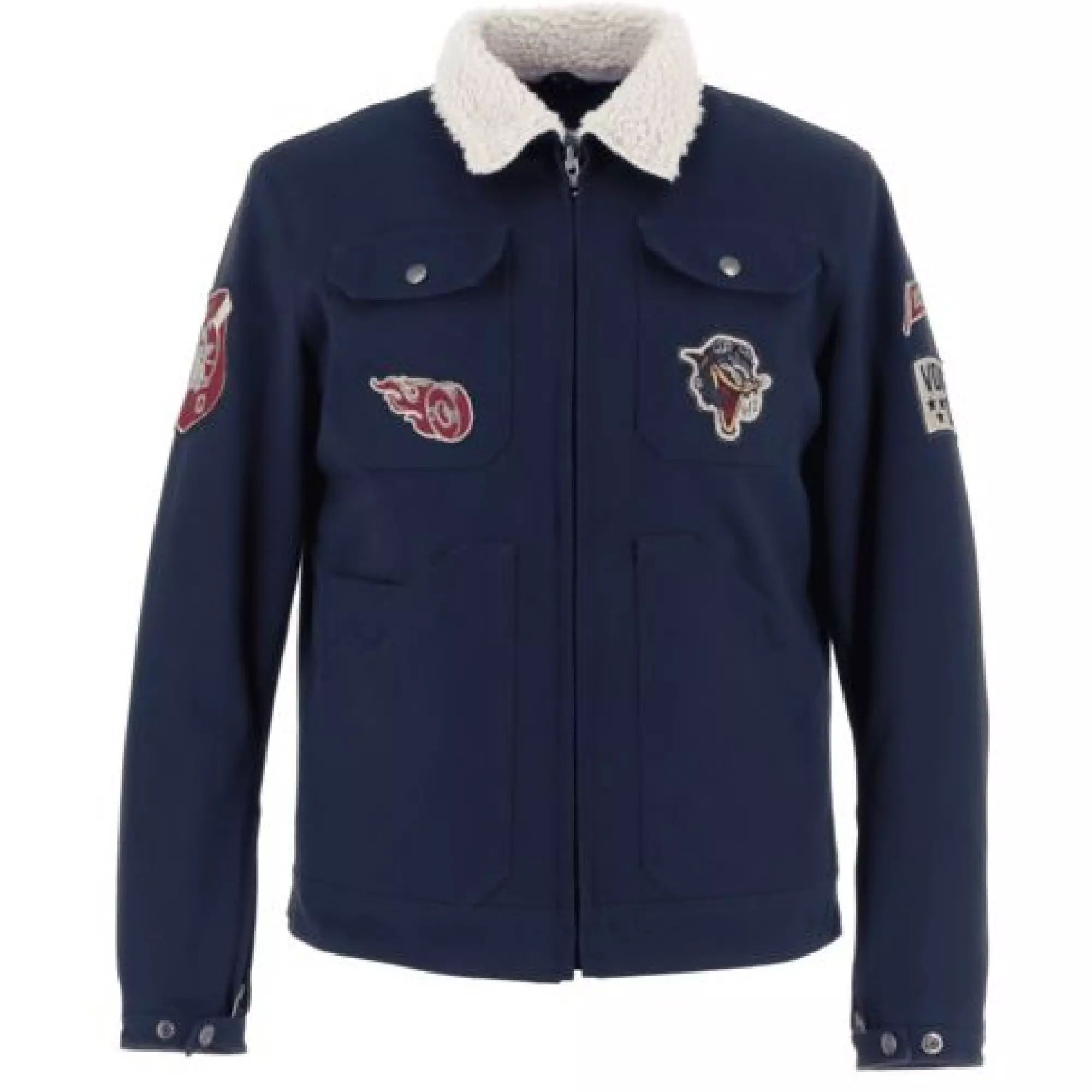 Blouson Helstons Von Dutch Wisconsin Bleu