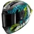 Casque Shark Aeron-GP Fim 2 Speed-Vib Carbon Bleu Vert
