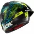 Casque Shark Aeron-GP Fim 2 Speed-Vib Carbon Bleu Vert
