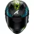 Casque Shark Aeron-GP Fim 2 Speed-Vib Carbon Bleu Vert