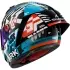 Casque Shark Aeron-GP Fim 2 Speed-Fancy Carbon Blanc Bleu