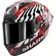 Casque Shark Aeron-GP Fim 2 Speed-Fancy Carbon Blanc Rouge