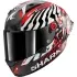 Casque Shark Aeron-GP Fim 2 Speed-Fancy Carbon Blanc Rouge