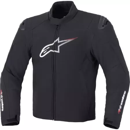 Blouson Alpinestars SMX Waterproof Noir Blanc Rouge Brillant