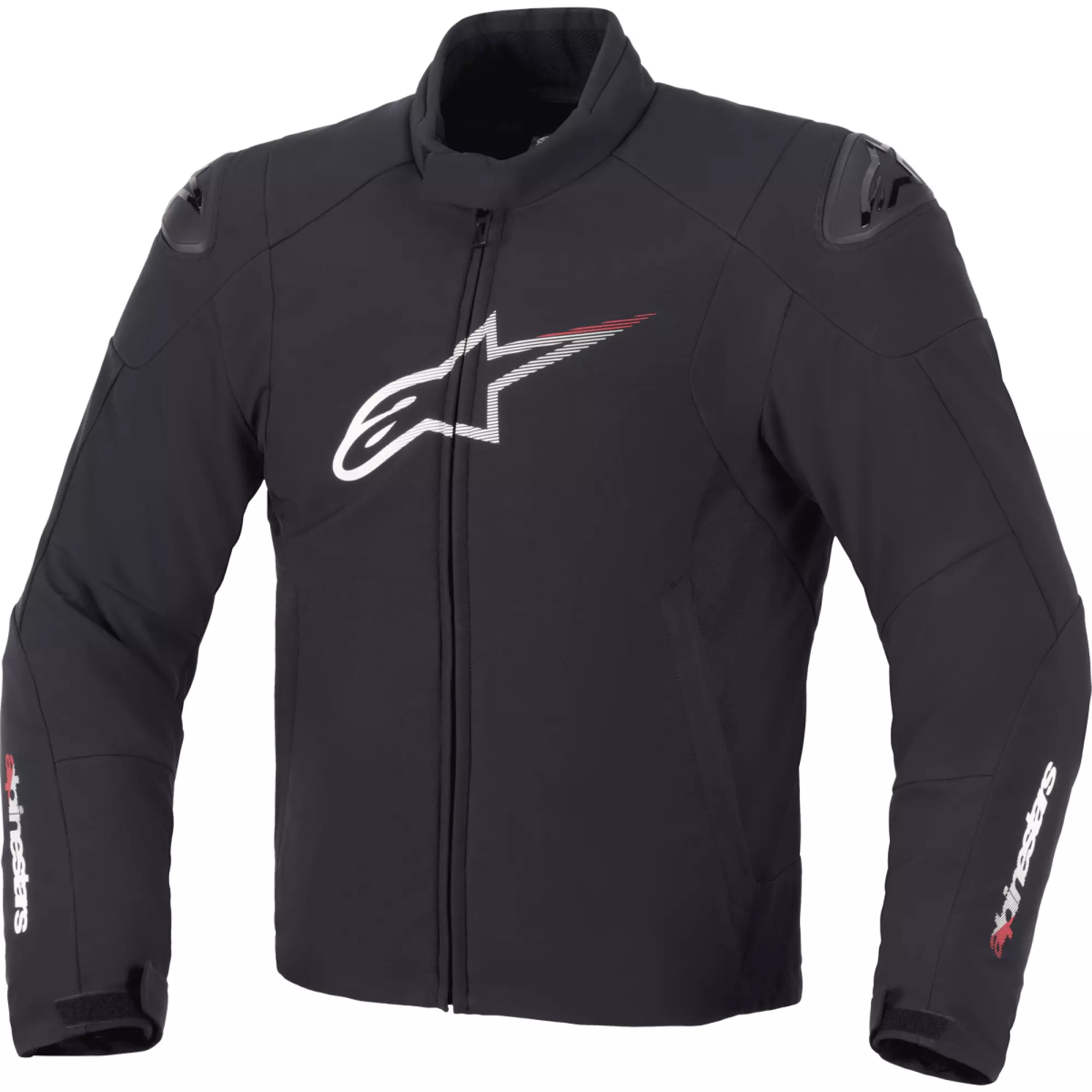 Blouson Alpinestars SMX Waterproof Noir Blanc Rouge Brillant