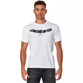 T-Shirt Alpinestars Elliptic CSF Blanc